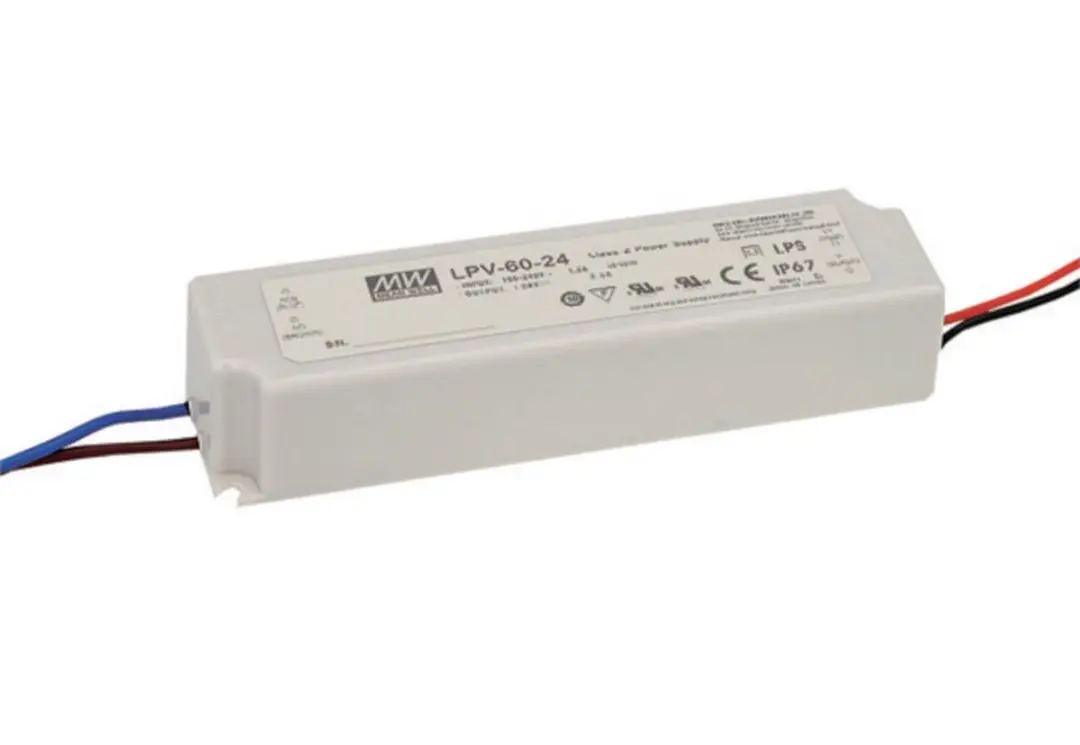 Mean Well LPV-60-24 LED-transformator - 60W - 24V DC - afbeelding 5 van 5