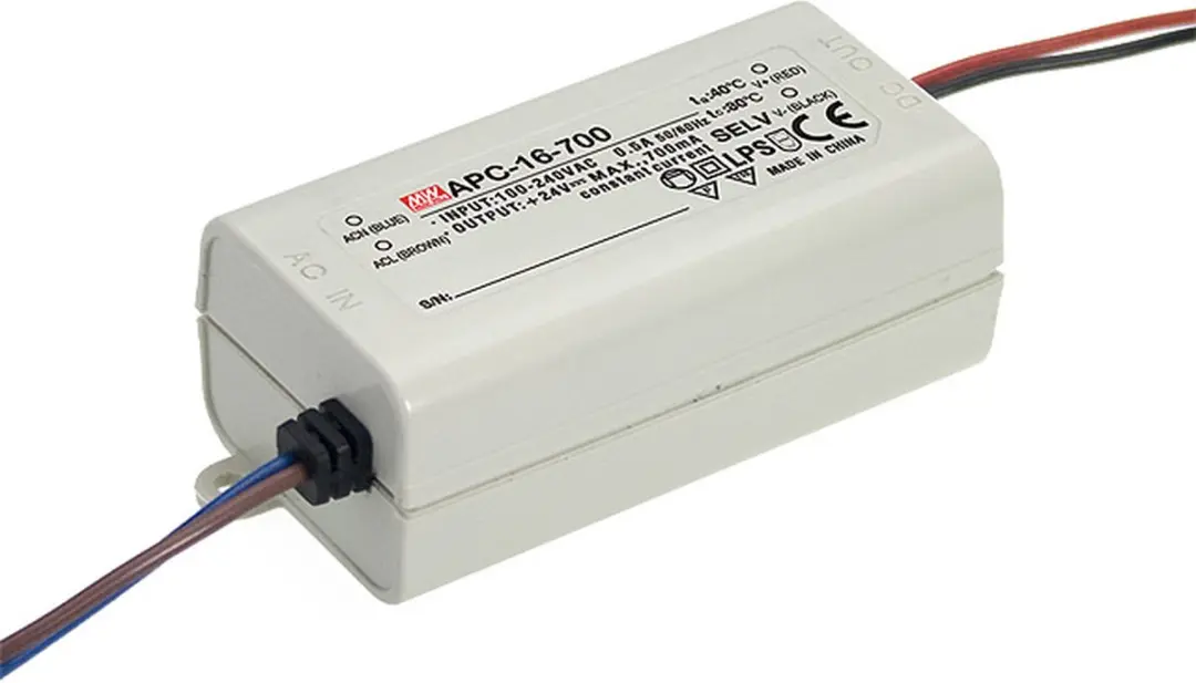 Mean Well APC-16-700 LED-driver Constante stroomsterkte 16 W 0.7 A 9
