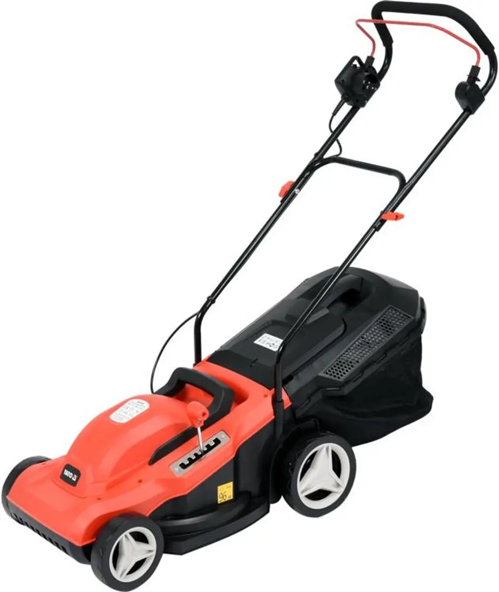Yato YT-85205, Duwgrasmaaier, 38 cm, 2 cm, 7 cm, 3300 RPM, 50 l