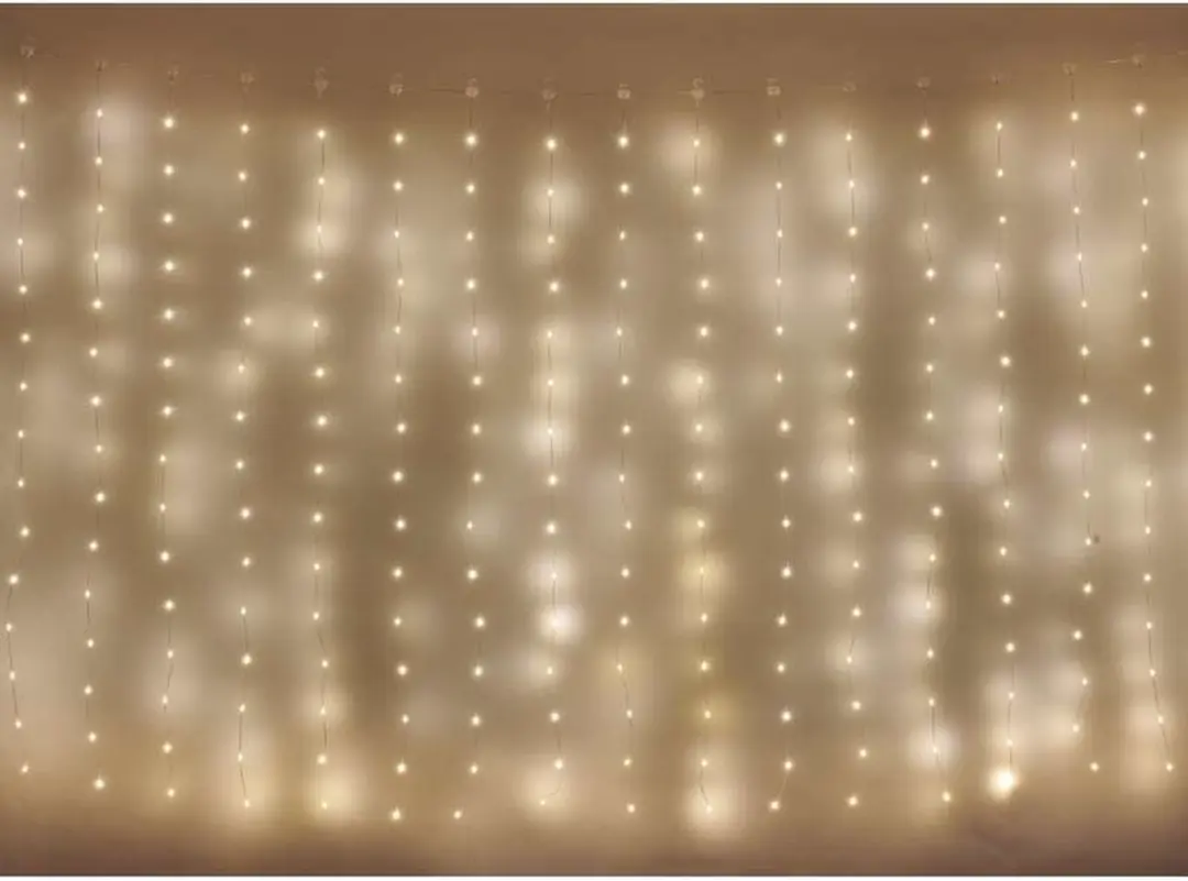 Emos D3EW01 LED-kerstgordijn - 1,7x2m - Warm Wit - afbeelding 4 van 6
