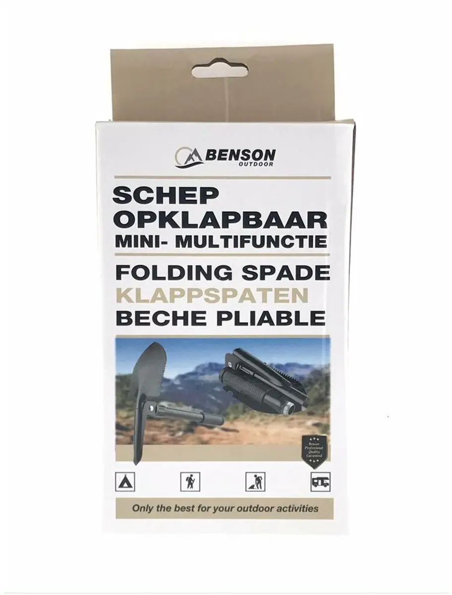 Benson Opklapbare Multifunctionele Schep - 41cm - 4-delig - afbeelding 4 van 6