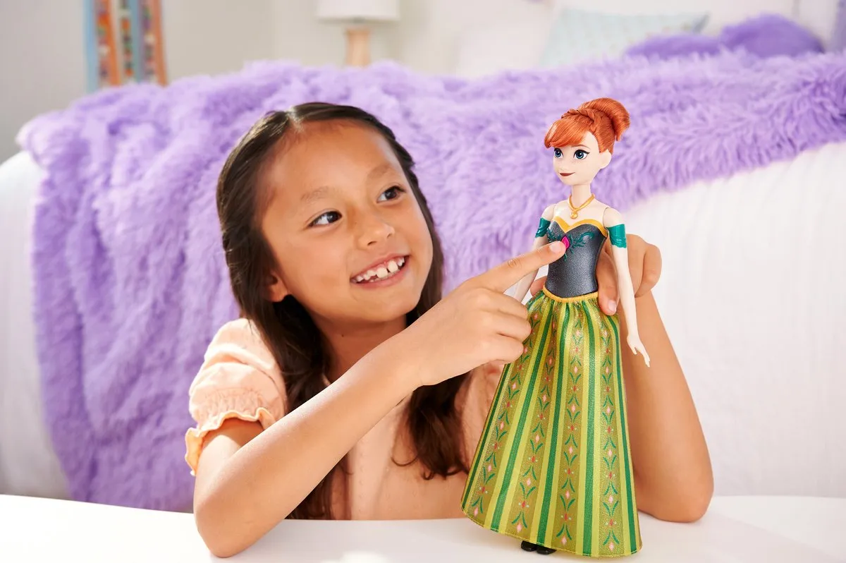 Mattel Disney Frozen Zingende Anna Pop - JDL59 - Multicolor