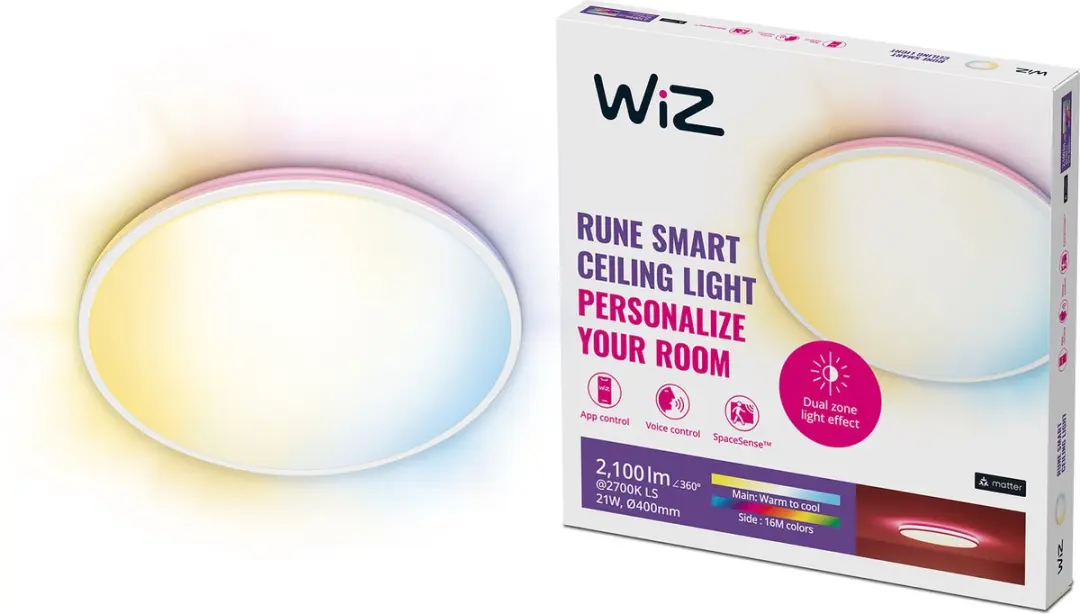 WiZ Rune Plafondlamp 21W