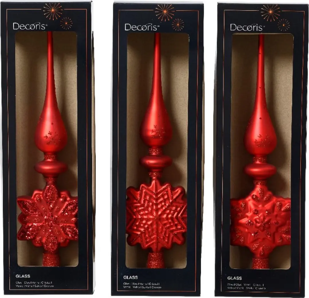 Kaemingk Decoris Glazen Piek 35cm