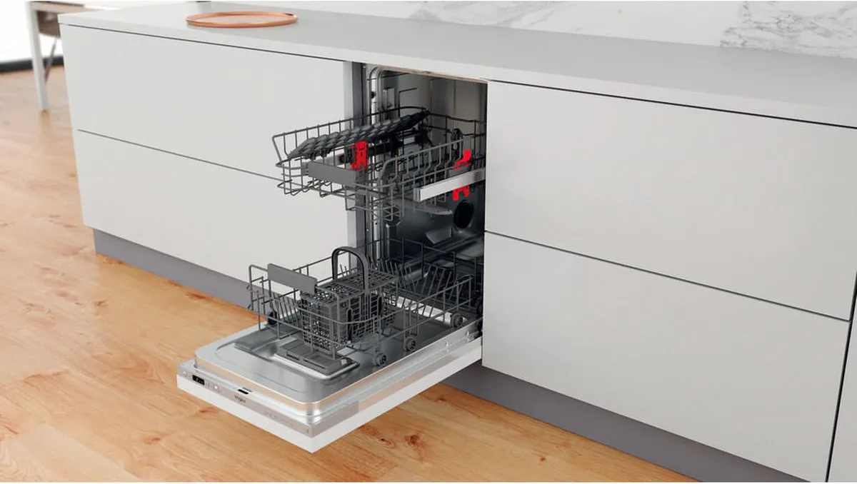 Whirlpool WSIC 3M27 Inbouwvaatwasser 10 Couverts - E - afbeelding 4 van 6