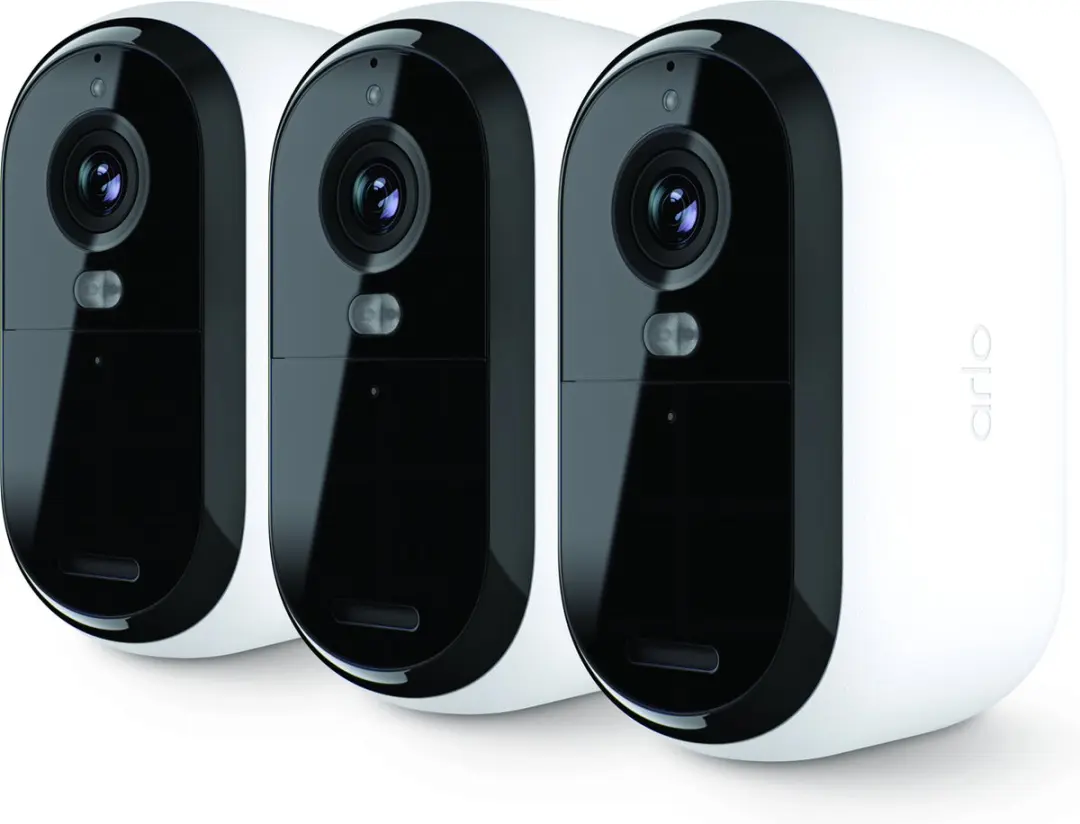 Arlo Essential 2K VMC3350-100EUS Camera - 3-pack - Wit - afbeelding 2 van 6