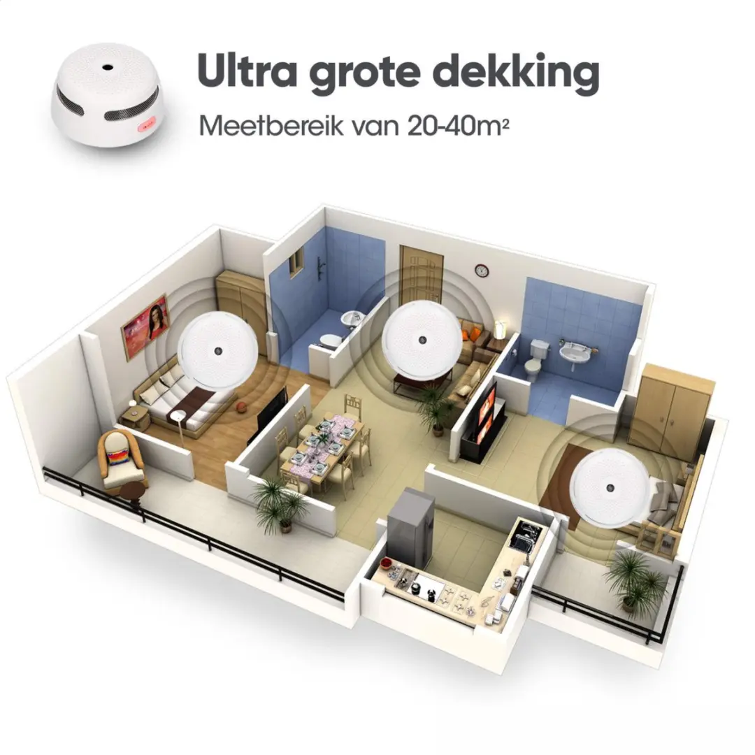 X-Sense XS01-WX Rookmelder - Slimme WiFi - 10 jaar - afbeelding 4 van 6