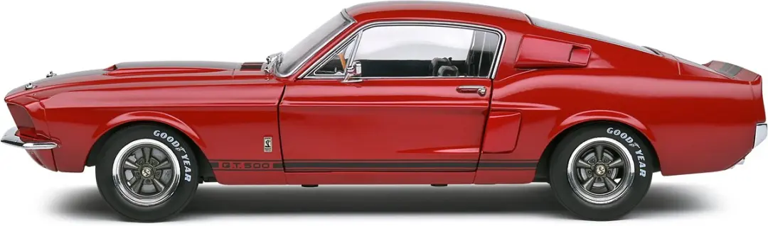 Solido Shelby Mustang GT500 1:18 Auto - Rood - afbeelding 2 van 6