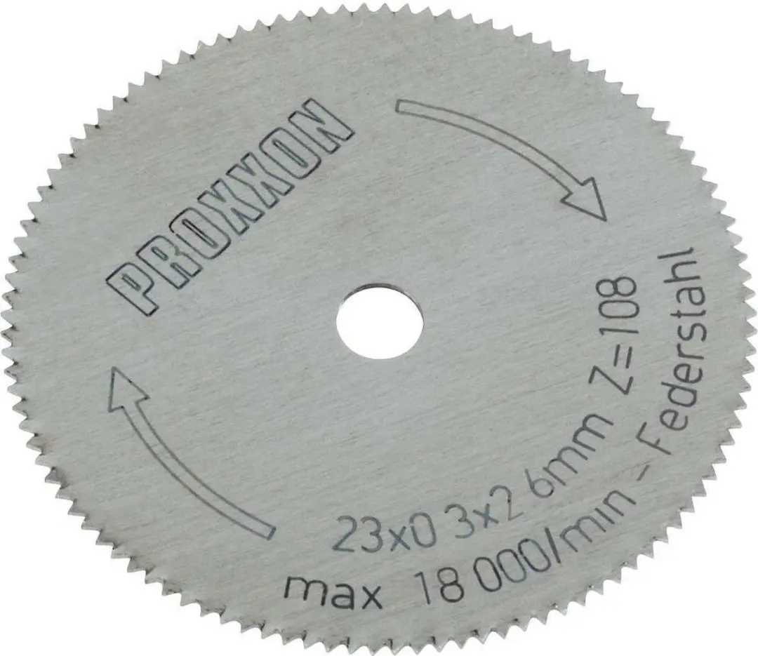 Proxxon Micromot Cirkelzaagblad 23 x 2.6 x 0.3 mm