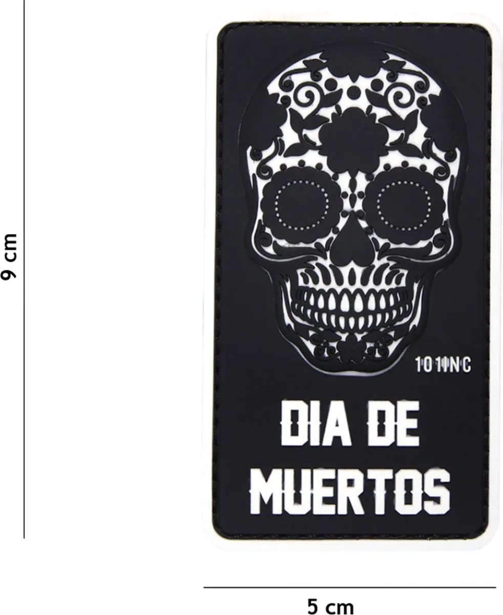101 Inc Embleem 3D PVC Dia de Muertos