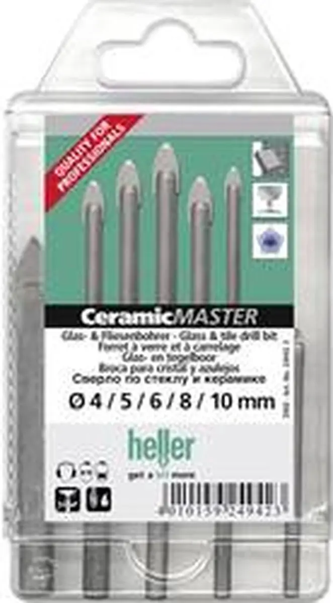 Heller QuickBit Ceramik Master 24942 Boorset