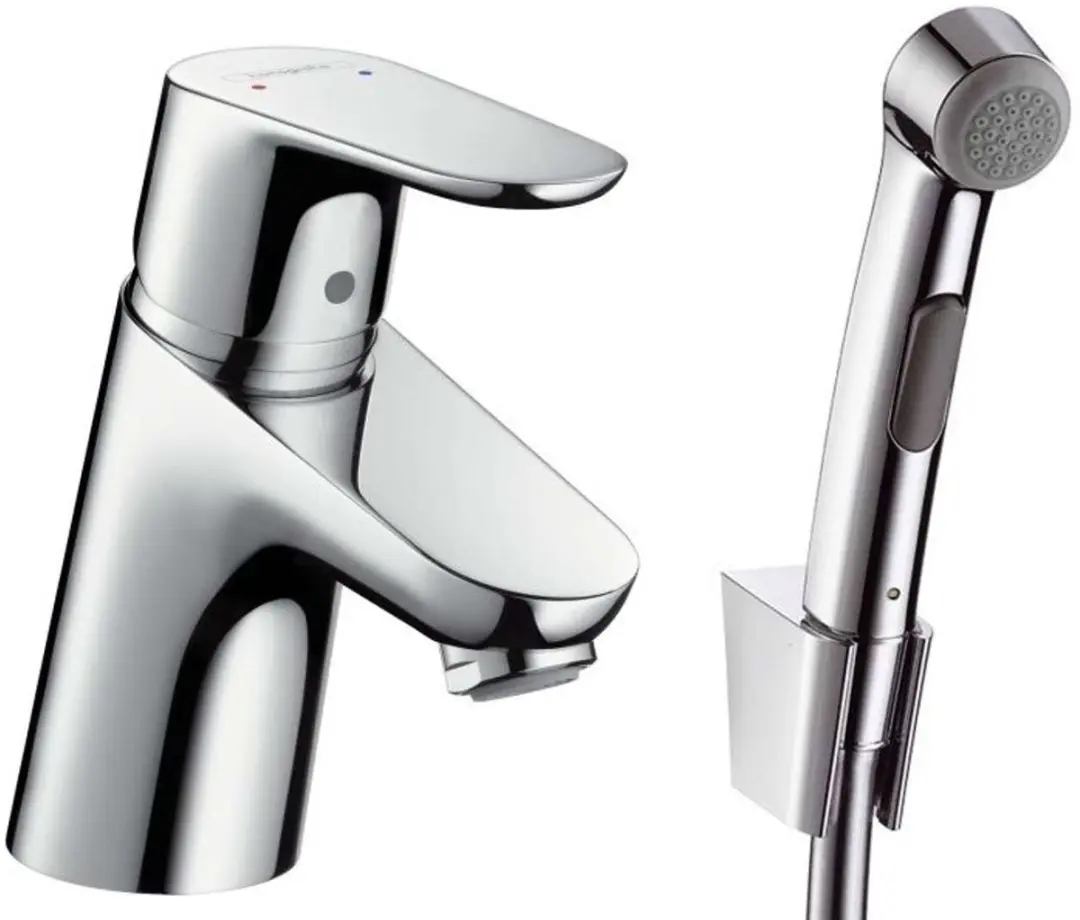 Hansgrohe Focus Bidetkraan met Handdouche - Chroom - afbeelding 6 van 6