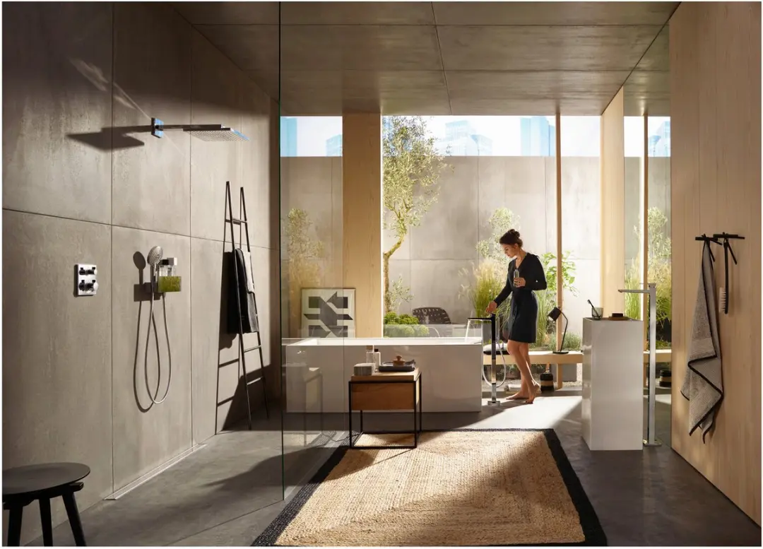 Hansgrohe Metropol Badmengkraan Vloermontage 32532000 - Chroom - afbeelding 6 van 6