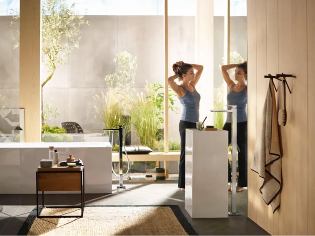 Hansgrohe Metropol Badmengkraan Vloermontage 32532000 - Chroom - afbeelding 3 van 6