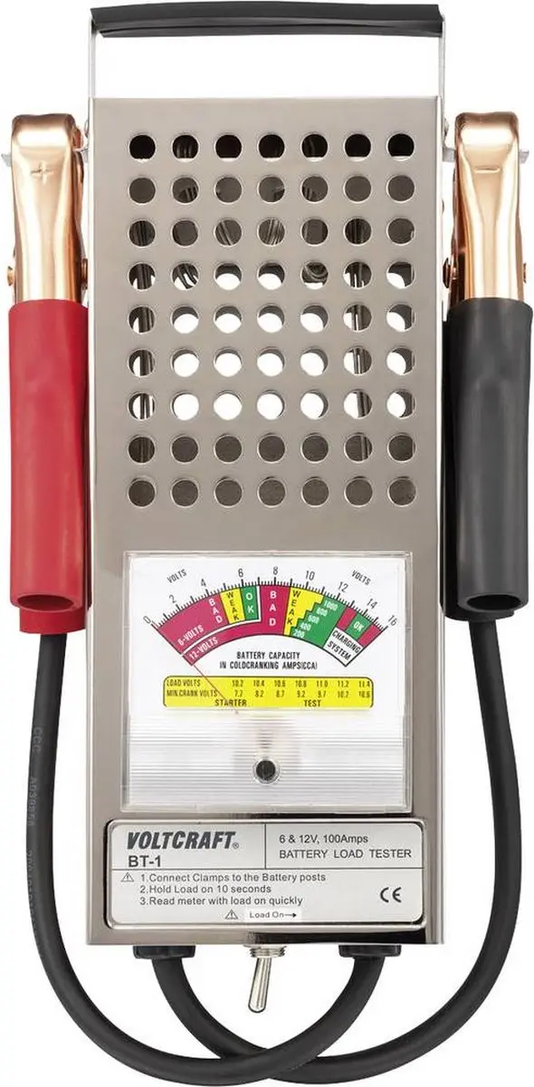 Voltcraft BT-1 Accutester - 6V/12V - afbeelding 2 van 5