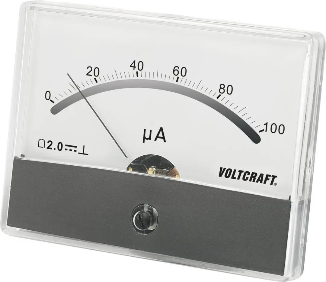 Voltcraft AM-86X65/100µA Inbouwmeter Draaispoel - afbeelding 2 van 5