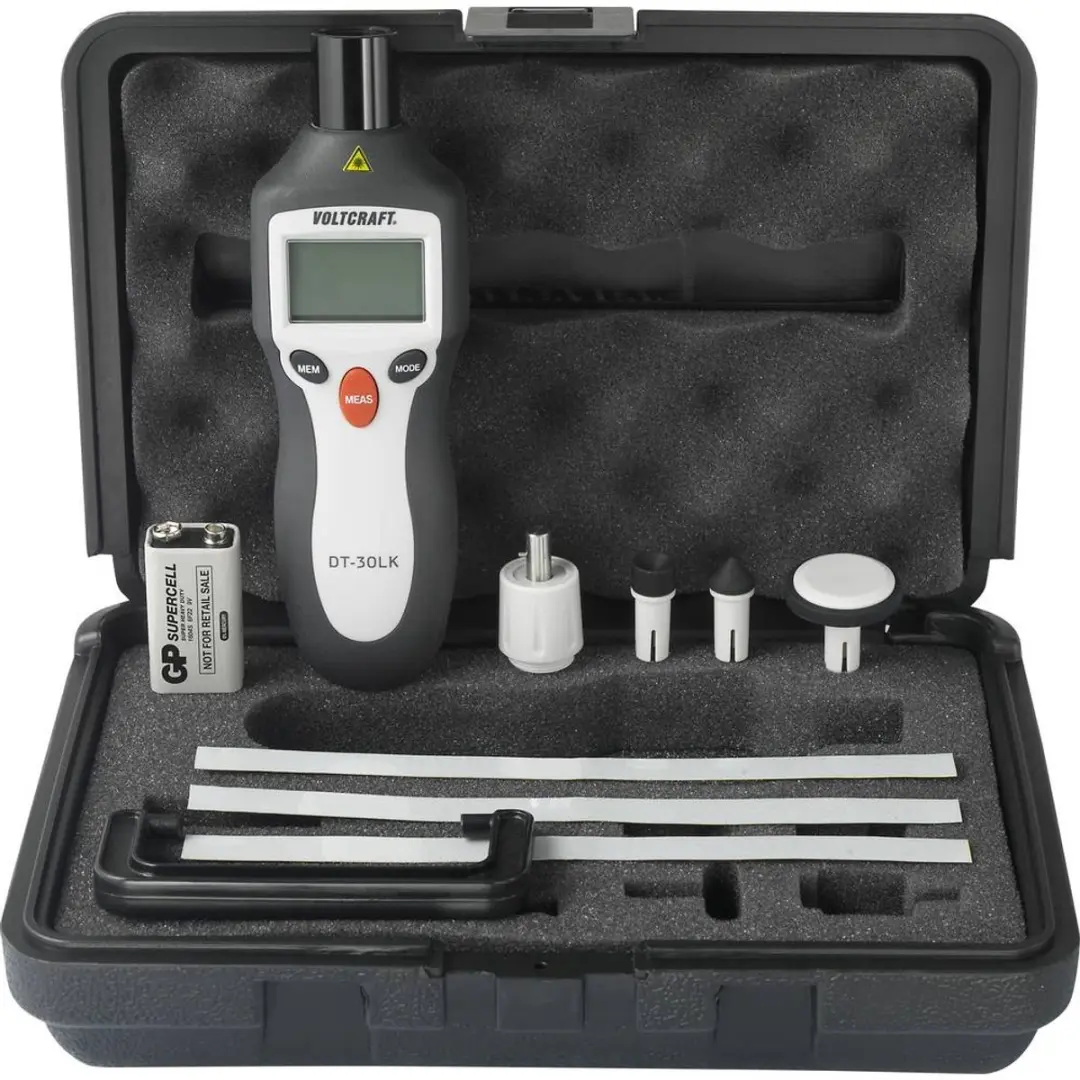 Voltcraft DT-30LK Toerenteller - Mechanisch/Optisch - afbeelding 2 van 6