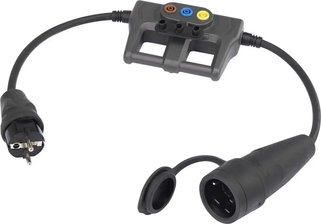 Voltcraft DLA-1L 16 Meetadapter Randaarde 16 A