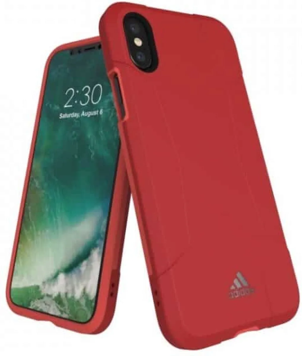 Adidas Solo Case iPhone X/XS - Rood Roze - afbeelding 6 van 6