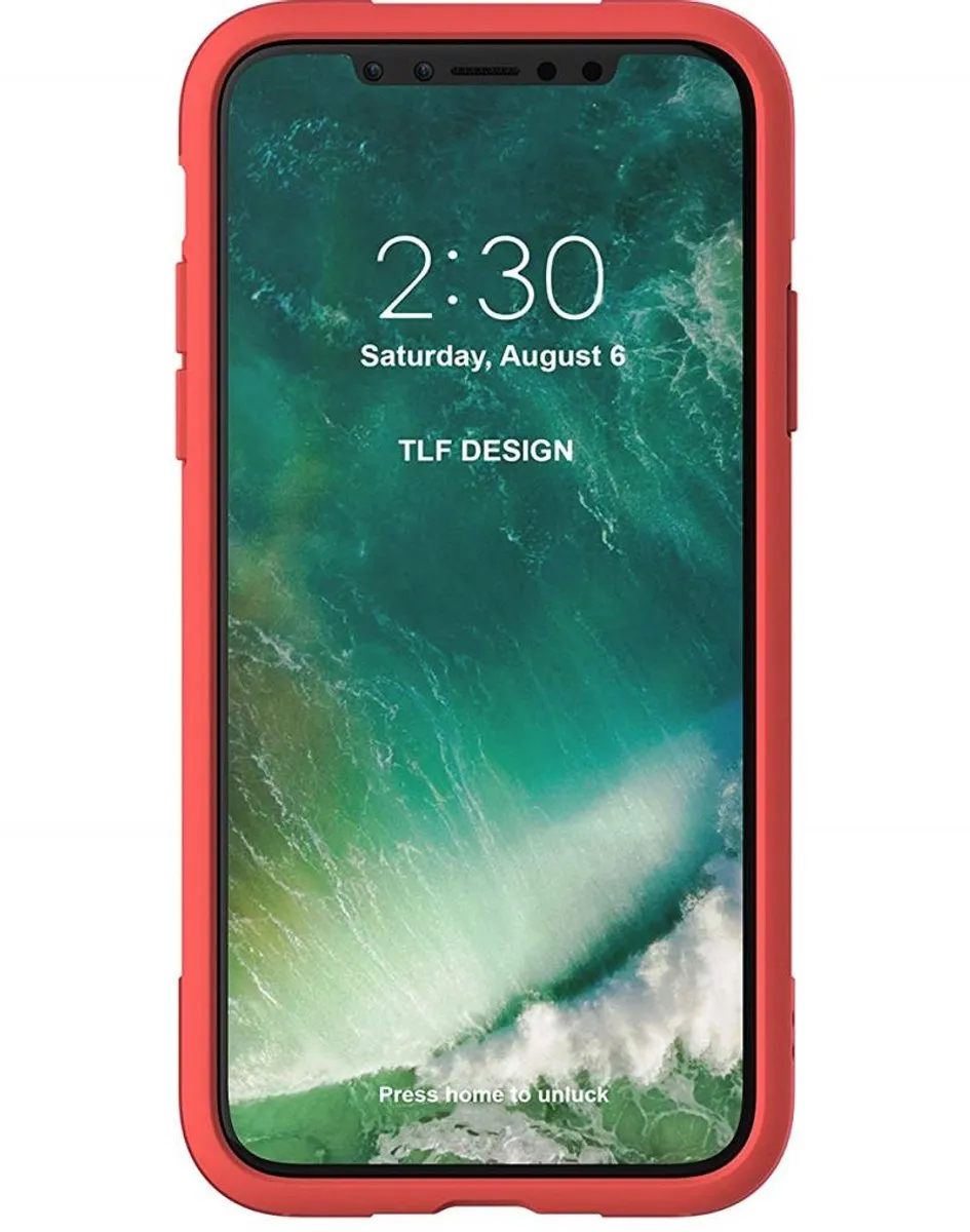 Adidas Solo Case iPhone X/XS - Rood Roze