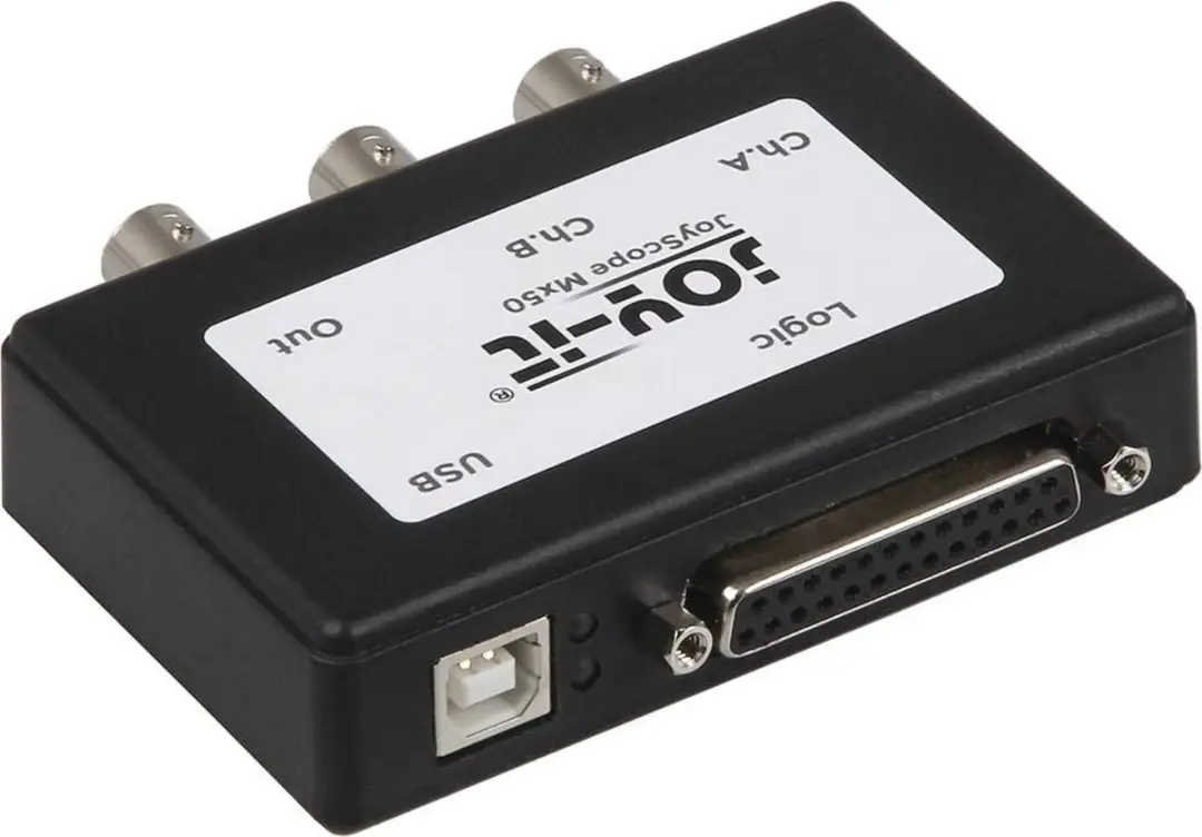 Joy-it JT-ScopeMega50 USB-oscilloscoop 15MHz - 2-kanaals - afbeelding 3 van 6