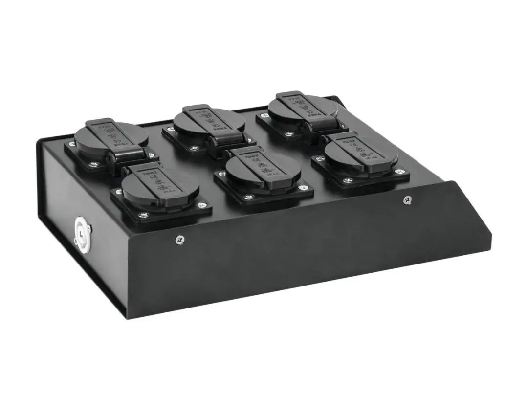 Eurolite SAB-61 Stroomverdeler - 6x CEE 7/3 - afbeelding 3 van 3