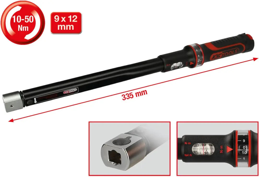 KS Tools 516.1622 Momentsleutel - 10-50 Nm - afbeelding 4 van 5