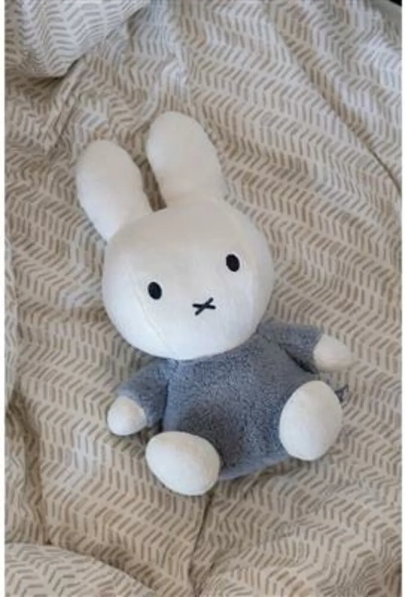 Nijntje Knuffel Fluffy - 35 cm Blauw