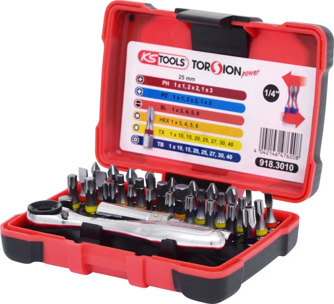KS Tools TORSIONpower 918.3010 Bitset - 32-delig - afbeelding 2 van 6
