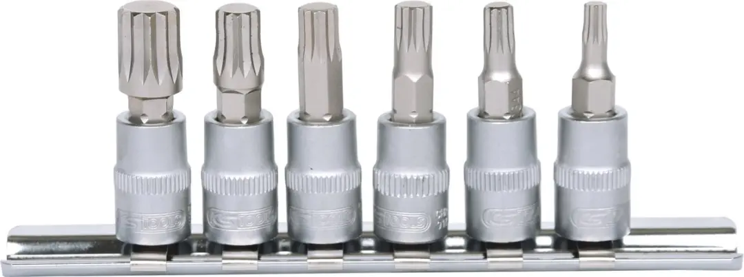 KS Tools 911.1547 1/4" XZN Bit Dopslag Set (6 Delig)