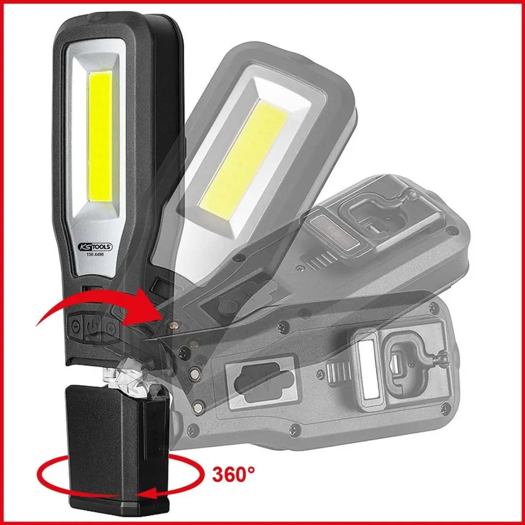 KS Tools 150.4490 Mobiele Werkplaats-Handlamp
