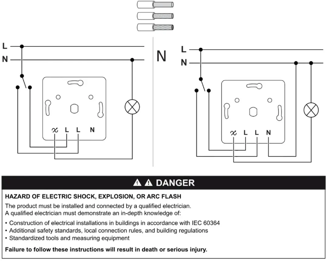 Merten MEG5146-0000 Multiwire LED draaidimmer - 370W - Wit - afbeelding 3 van 6