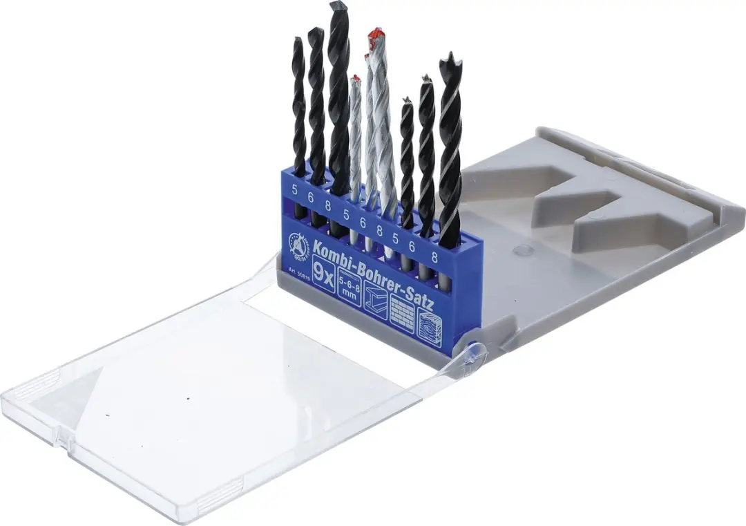 BGS technic Combinatieboorset 5-8 mm - 9 delig - afbeelding 4 van 6
