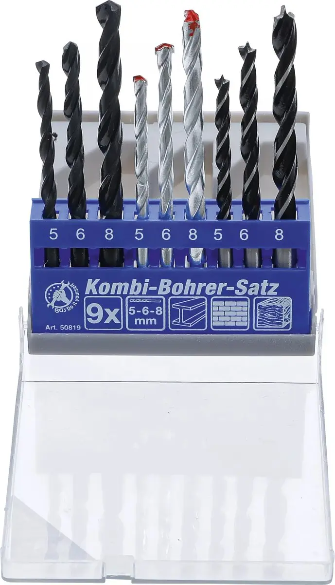 BGS technic Combinatieboorset 5-8 mm