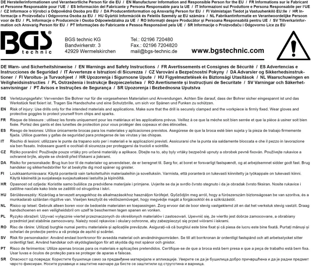 BGS technic Combinatieboorset 5-8 mm - 9 delig - afbeelding 2 van 6