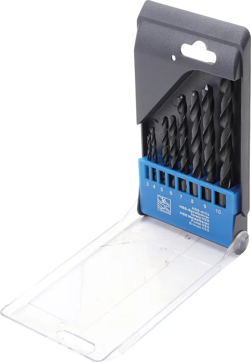 BGS technic HSS-spiraalborenset 3-10mm