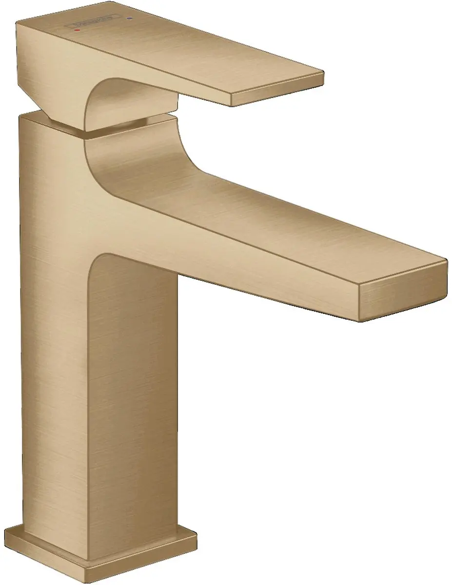 hansgrohe Metropol ééngreeps wastafelmengkraan 110 met afvoerplug Brushed Bronze