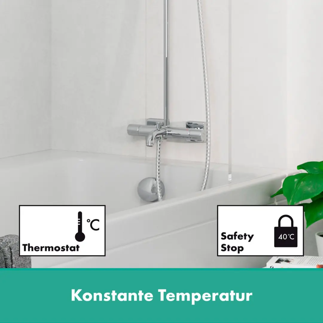 Hansgrohe Vernis Shape 26284000 Showerpipe 230 - Chroom - afbeelding 5 van 6