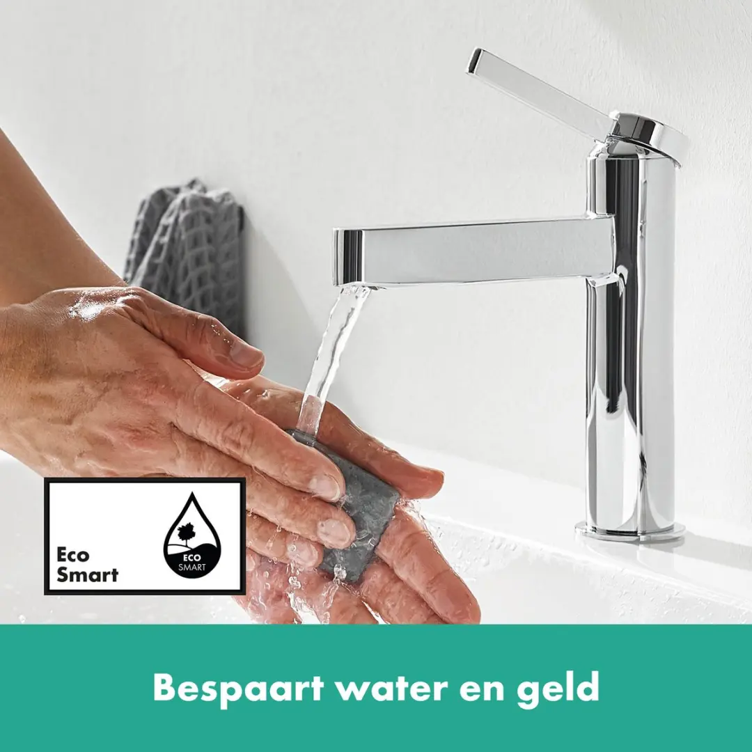 Hansgrohe Finoris 110 76023000 Wastafelmengkraan - Chroom - afbeelding 3 van 6