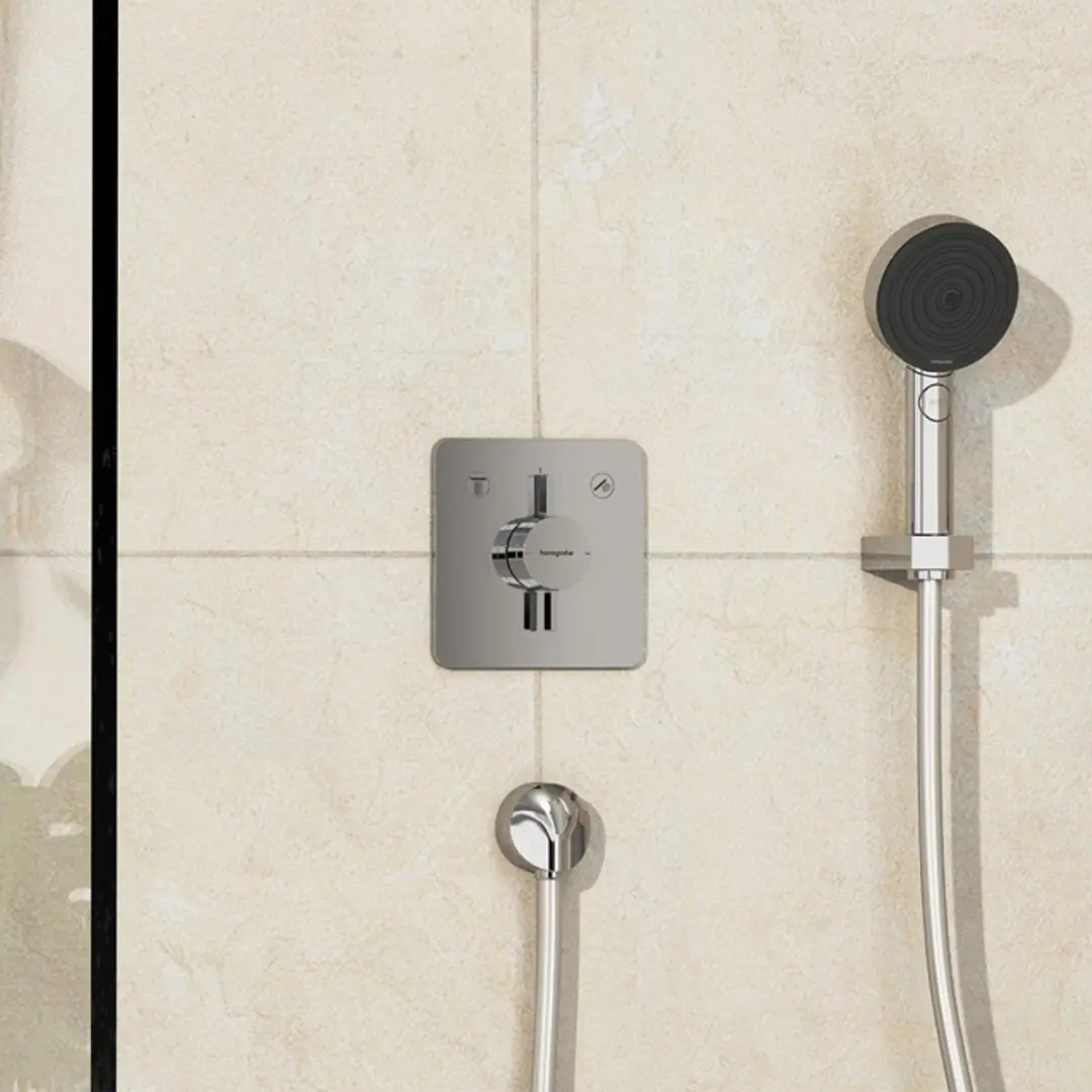 Hansgrohe DuoTurn Q Inbouw Mengkraan - 2 Functies - Chroom - afbeelding 5 van 6