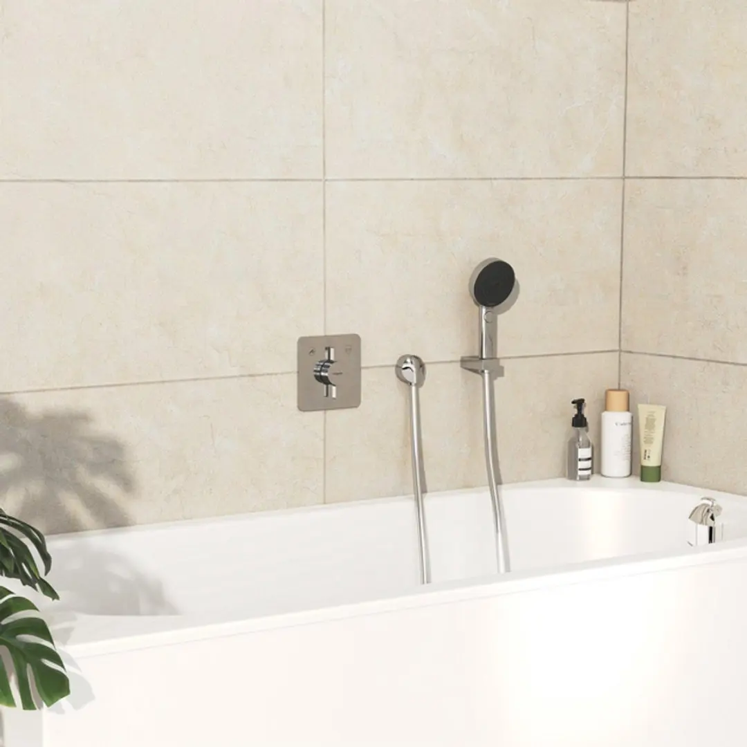 Hansgrohe DuoTurn Q Inbouw Mengkraan - 2 Functies - Chroom - afbeelding 3 van 6