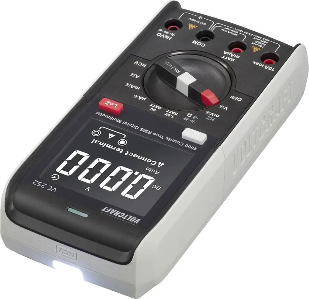 Voltcraft VC252 Multimeter - CAT III 600V - 4000 counts - afbeelding 3 van 5