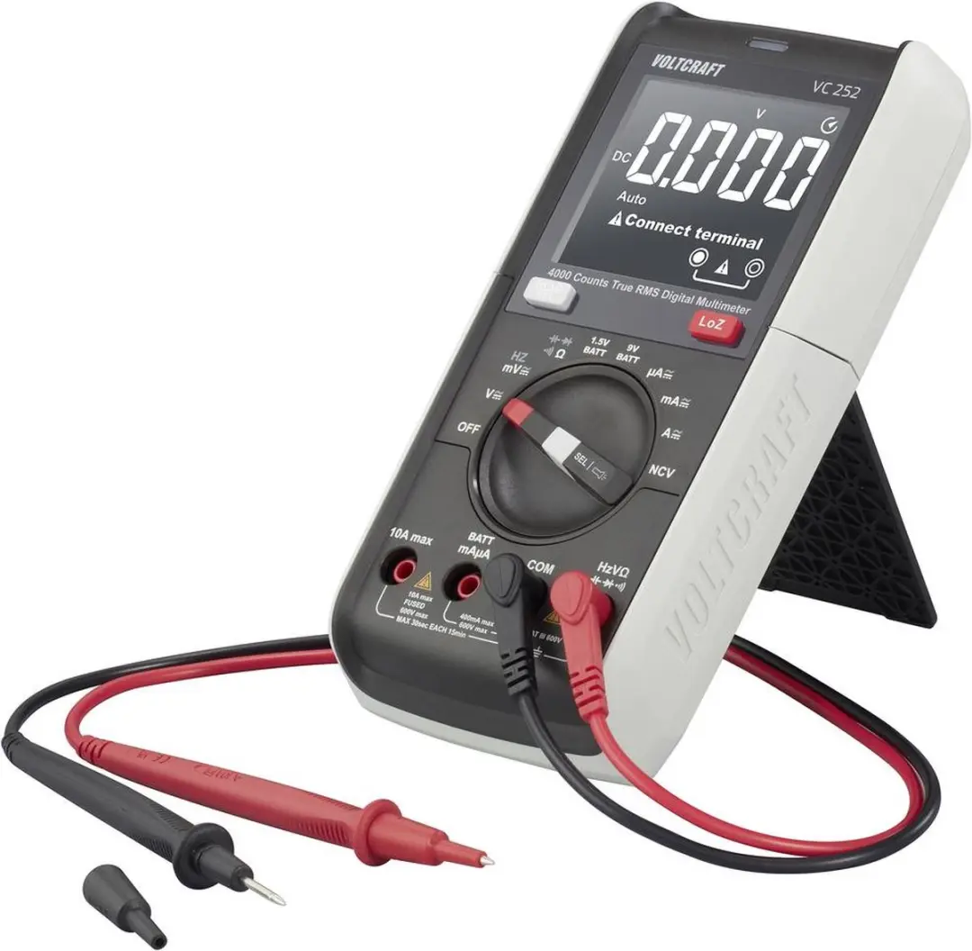 Voltcraft VC252 Multimeter - CAT III 600V - 4000 counts - afbeelding 4 van 5