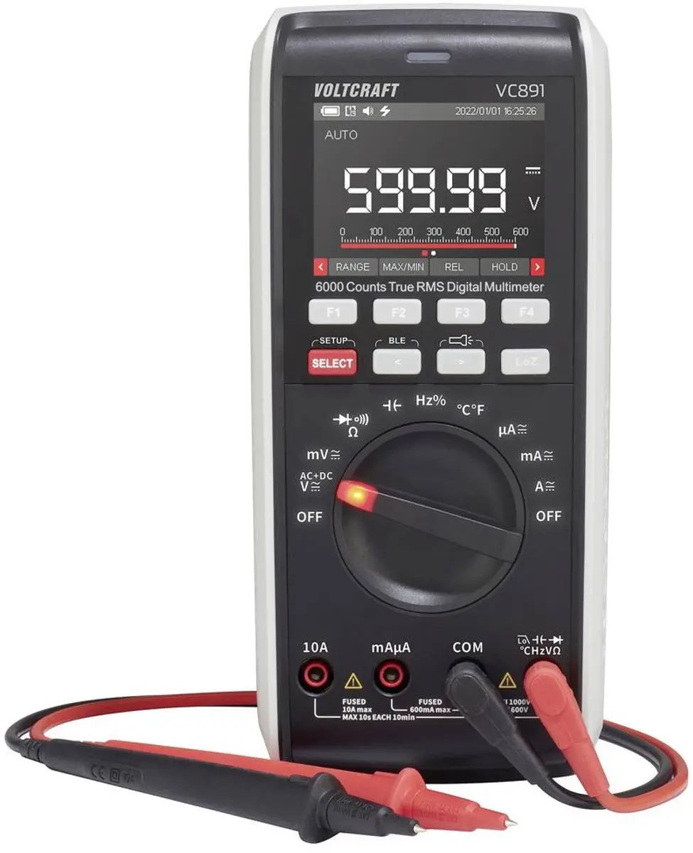 Voltcraft VC891 Digitale Multimeter Datalogger - 60000 counts - afbeelding 5 van 6