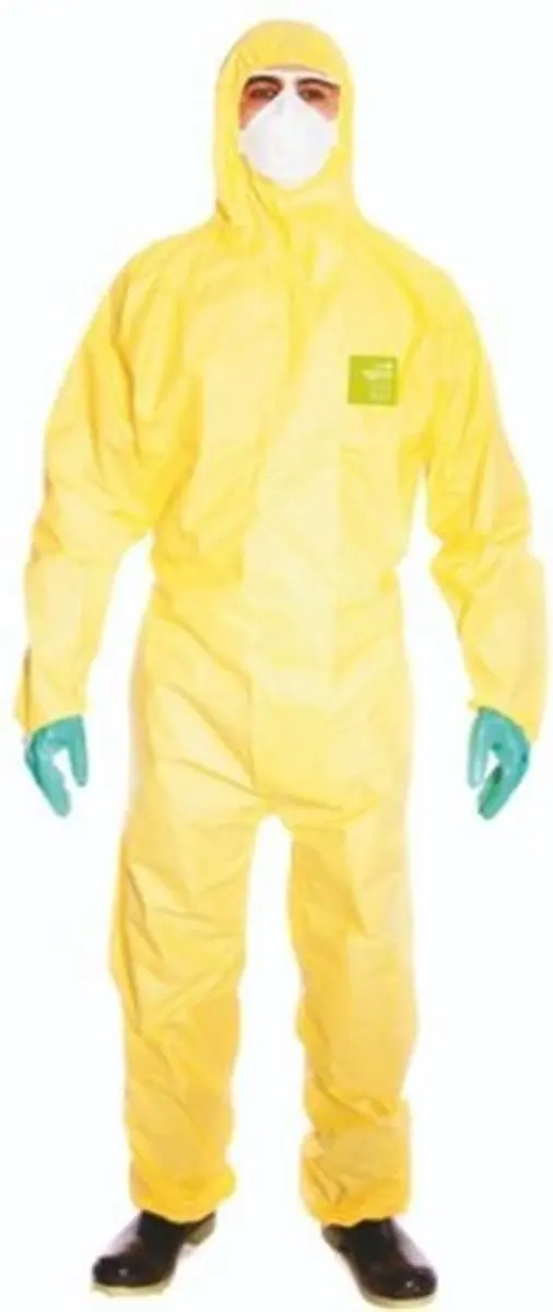 Ansell AlphaTec 2300/132 Chemische Bescherming Overall - Geel, 2XL - afbeelding 2 van 6