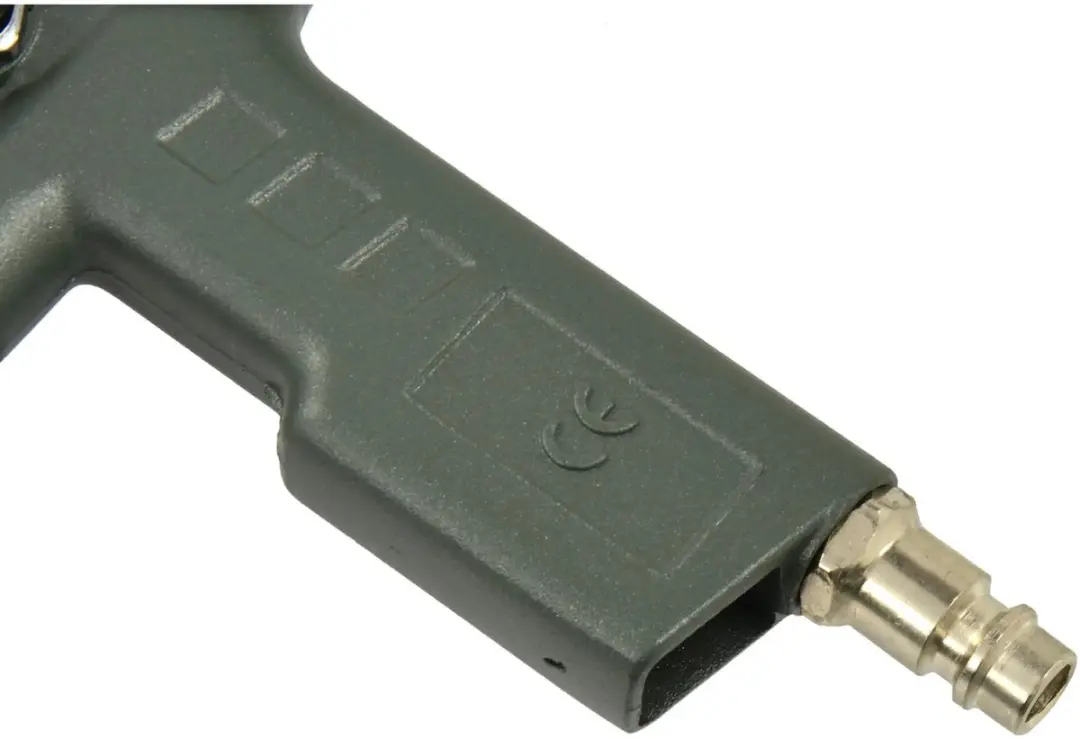 GEKO Bandenpomp met manometer - schokbestendige behuizing - 0-16 bar - 370 mm slang - afbeelding 3 van 6