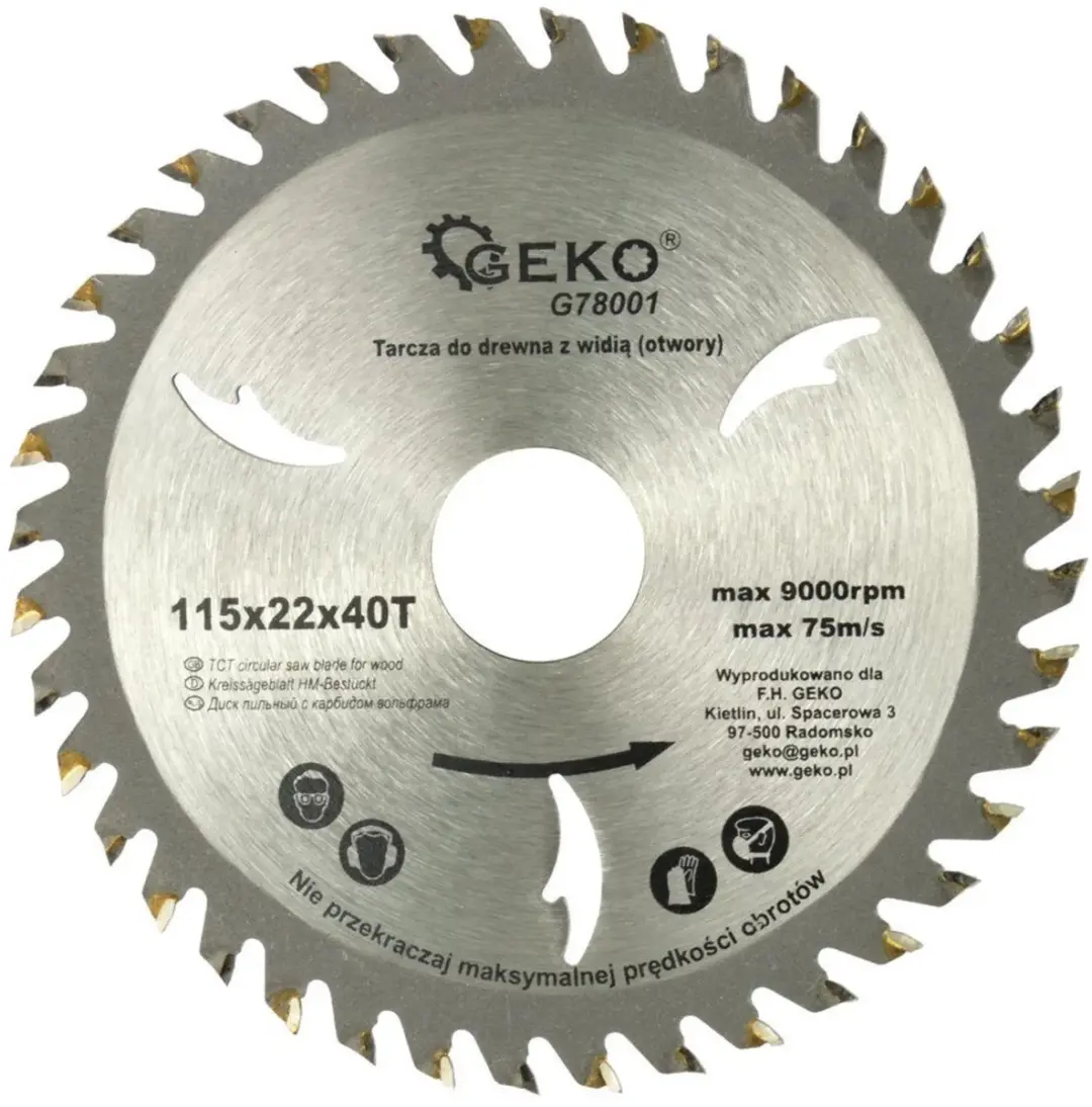 GEKO G78001 Cirkelzaagblad