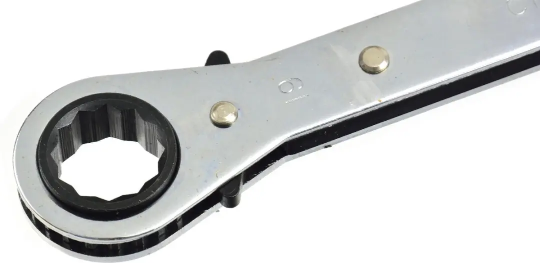 GEKO Dubbel Ratelsleutelset 12-punts 6-22mm - 5-delig - afbeelding 3 van 6