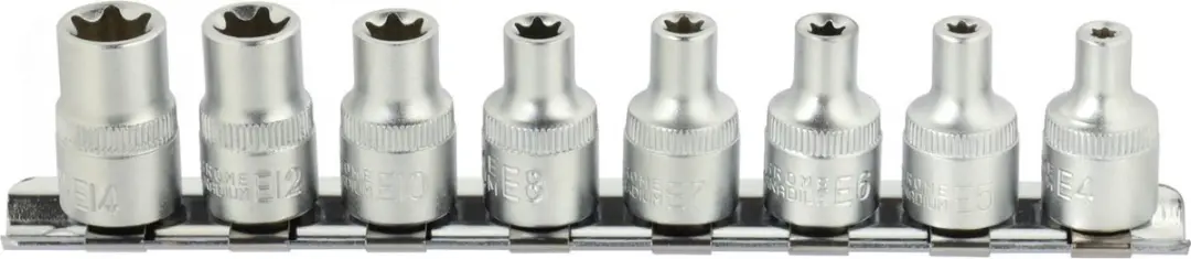 GEKO G13530 Torx Dopsleutelset E4-E14 - CrV Staal - afbeelding 4 van 4