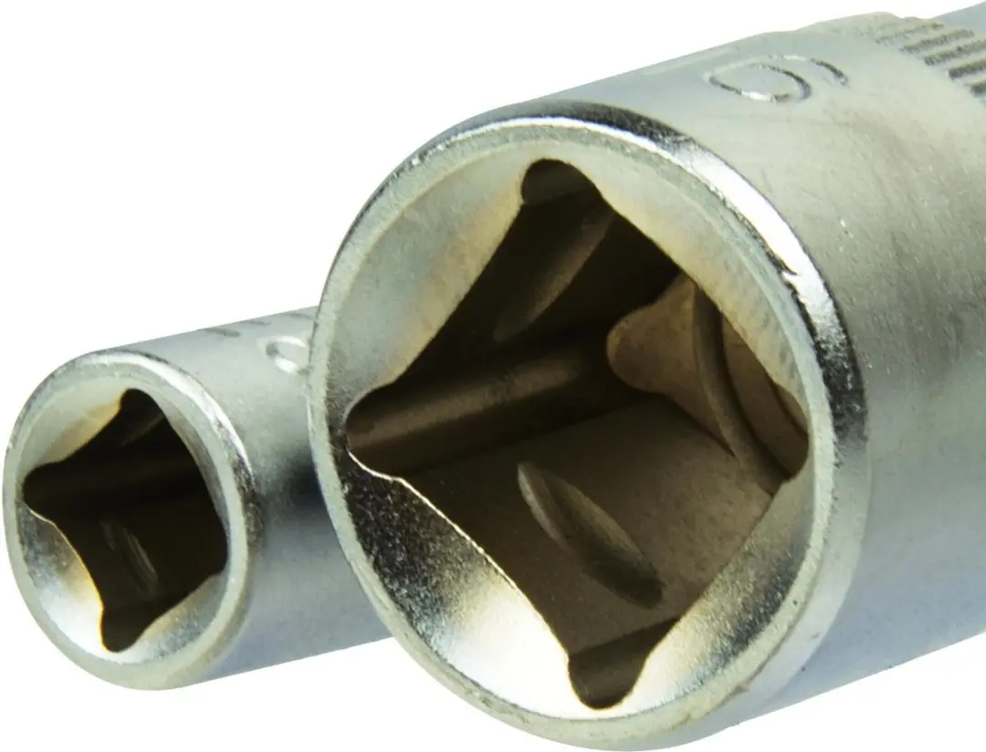 GEKO TORX dopsleutelset - CrV staal - E4-E16 - 9-delig - Met railhouder - afbeelding 6 van 6